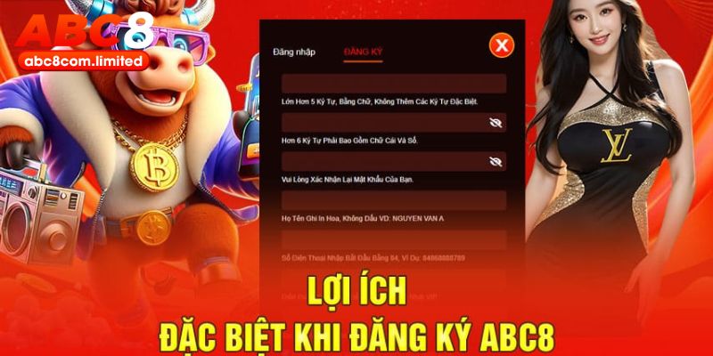 Khám phá những ưu điểm khi đăng ký tại ABC8