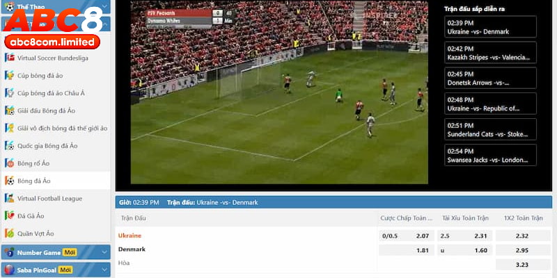 Bảng cược Thể thao hấp dẫn